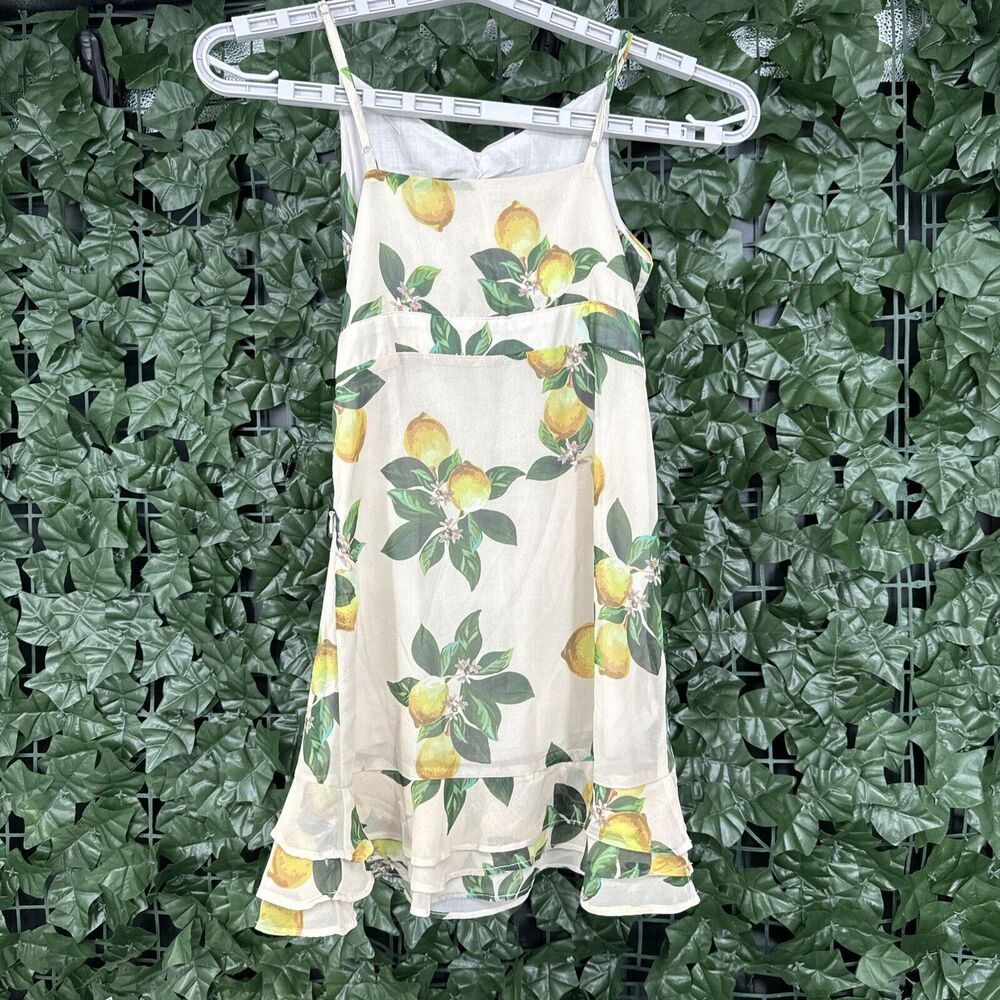 NWT Luxury Girls Size 8-9 Year Old Summer Spring Lemon Dress - Picture 5 of 8